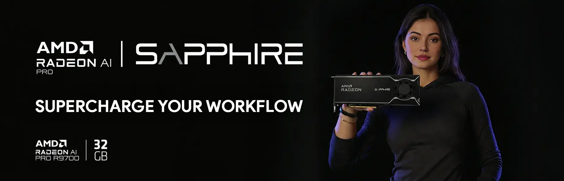 Sapphire AMD Radeon AI Pro R9700
